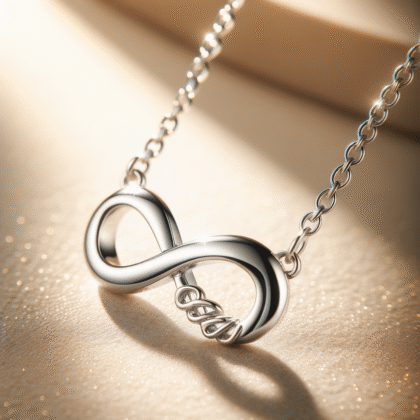 Sterling Silver Infinity Necklace